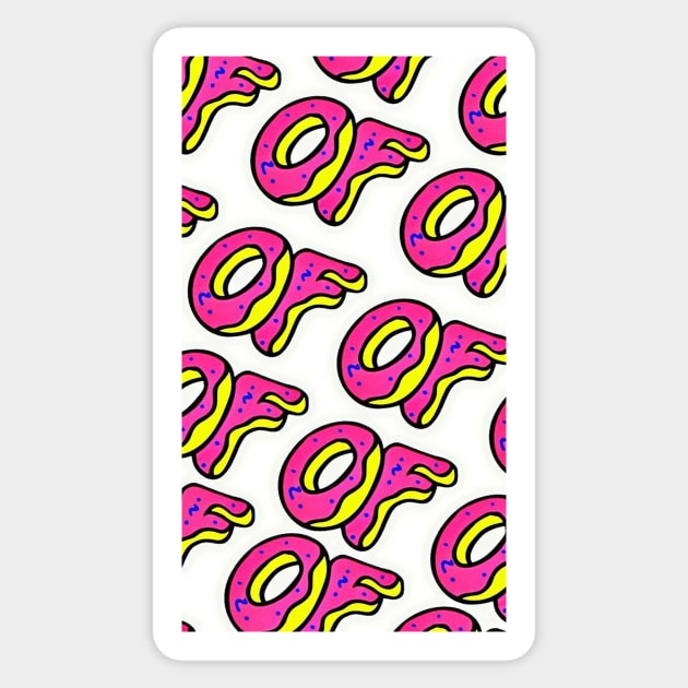 Donut illustration Sticker by artforrart